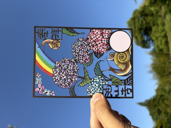 紫陽花とカタツムリ（油山寺様｜令和8年6月）
